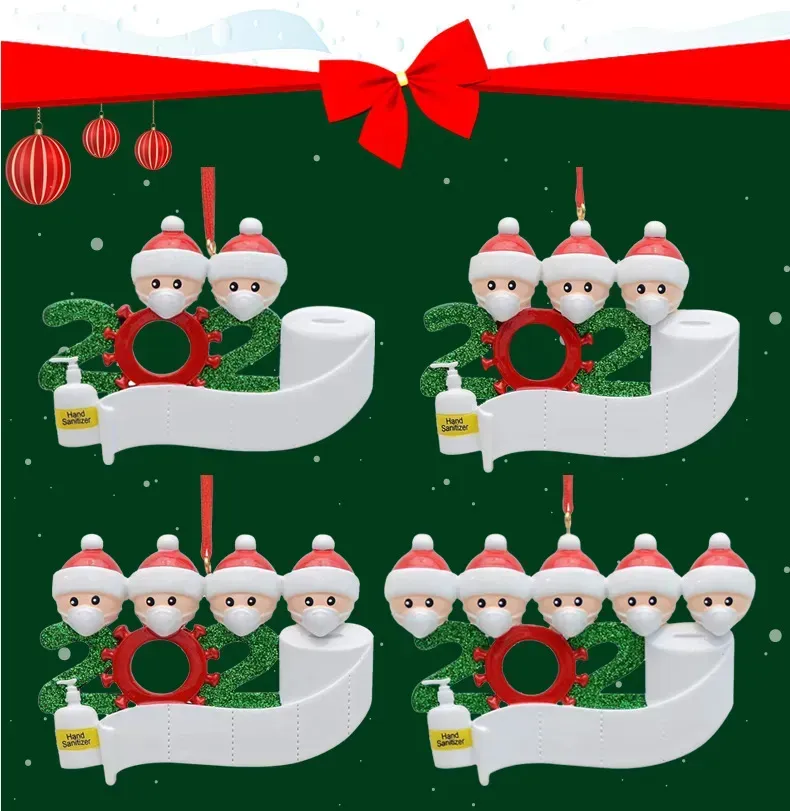 Nyaste juldekorationer julprydnad Xmas snögubbe hängen med ansiktsmask diy julgran familjefest söt gåva