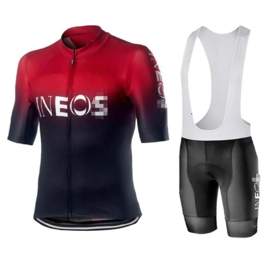 Maillot de cyclisme d'été ensembles hommes 2021 équipe vêtements de cyclisme à manches courtes vtt maillot setkits cyclisme cuissard à bretelles 20Dpad6763553