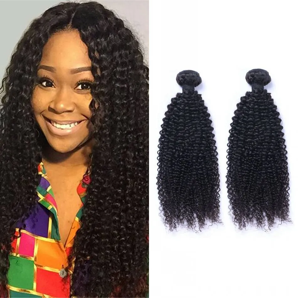 Premium Kinky Curly Human Hair Bundles Natural Black 9A Remy Extensions  Shop Now!