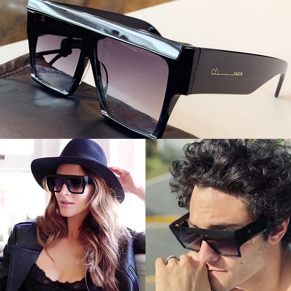 Übergroße quadratische Sonnenbrille für Damen, modisch, großer Rahmen, Outdoor-Multifunktionsbrille, Luxus-Designer, Damen, Herren, klassische Strand-Sonnenbrille mit großem Rahmen, 40030