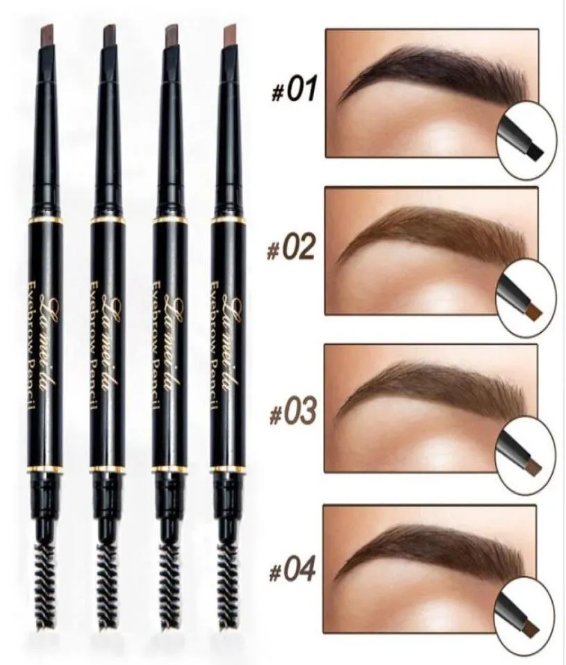 Ny ögonpanna Tint Cosmetics Natural Long Lasting Paint Tattoo Eyebrow Waterproof Black Brown Eyebrow Pencil Makeup3274892