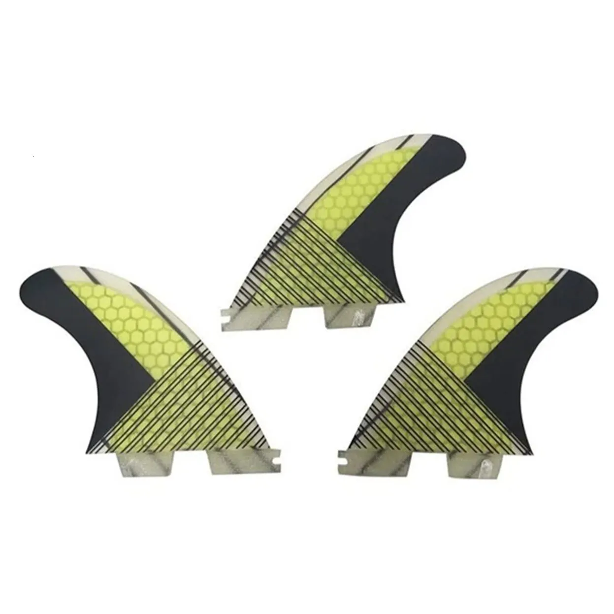 السلع الرياضية الأخرى 3 قطع G5 F II FIN SURFBoard FINS HONEYCOMB الألياف الزجاجية SURF TRI FIN 230418