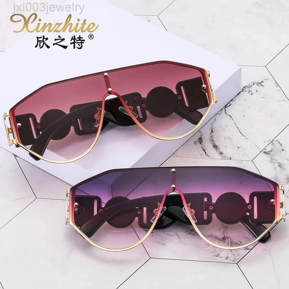 Occhiali da sole Versage Vercacesunglasses Donna Designer versache Occhiali da sole Uomo Fan Jiamei Head Occhiali da sole Moda Occhiali a forma concava Personalizzati Rice Nail One