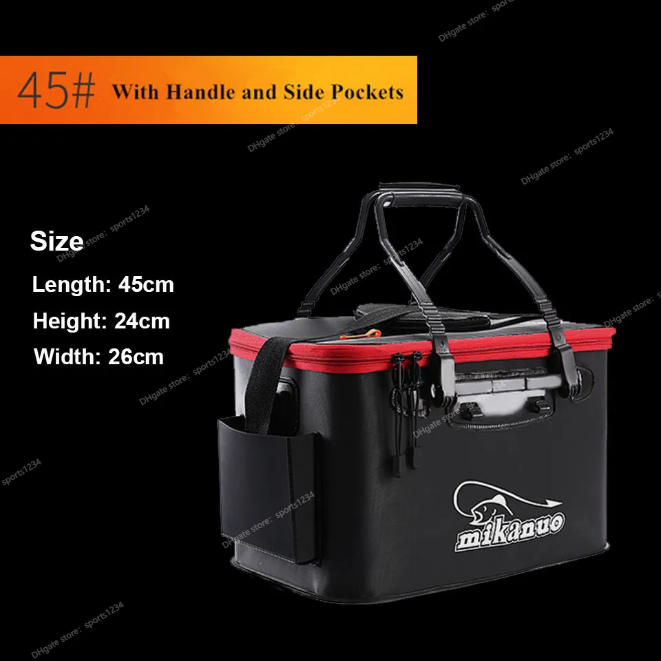 Portable EVA Fishing Bag With Collapsible Bucket And Tackle Storage Ideal  For Camping, Water Containers, And Live Fish Boxes By WALK Box Fish From  Sports1234, $56.42