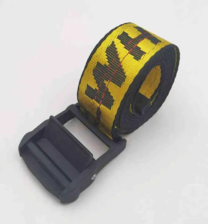 Cintura moda in tessuto con ferro da donna Digner bianco giallo stile industriale 200 cm nylon personalizzato 13 colori bottone in ferro CNZHE7262816