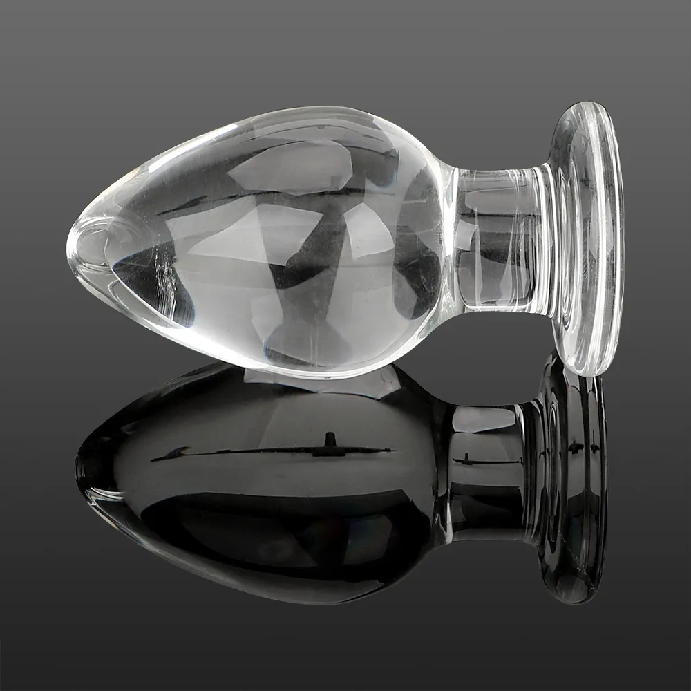Analleksaker 20 mm 50 mm Big Butt Plug Dilator för kvinnor l Expander Glas Dildos Kvinna Onanist Kön Män 1_voghion.com