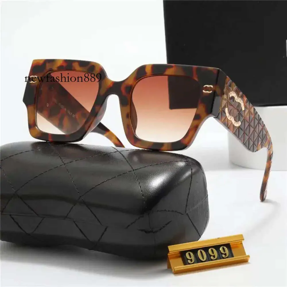 mit Box, modische Sonnenbrille für Damen, Designer und Herren, Cat-Eye-Modell, spezieller UV-Schutz 400, Buchstaben, Bein, Doppelstrahl, großer Rahmen, Outdoor-Marken