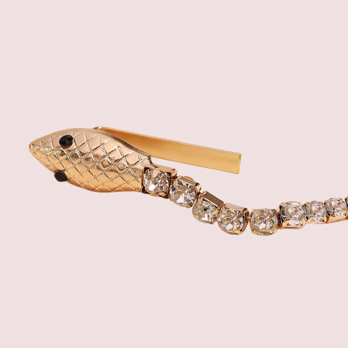 Rhinestone Hair Clips: Decorative Snake Hair Pins With 
