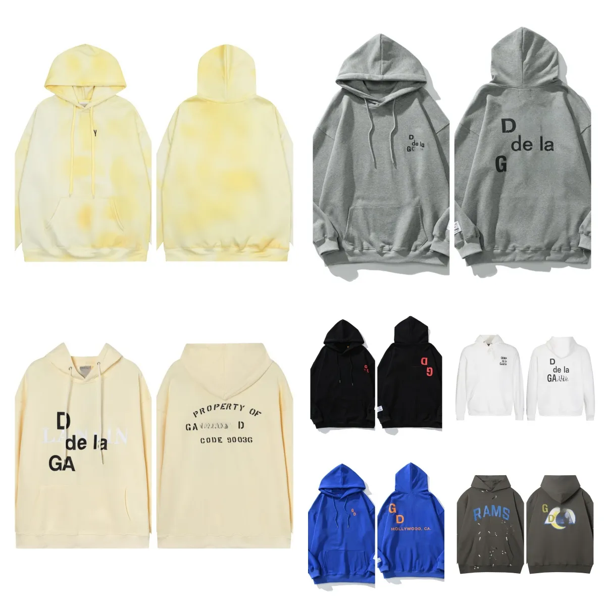 galleria dept gallary dept hoodie shirt mens designer hoodie for men sudadera felpa gallery hoodie designer hoodie men hoodrich pullover felpe mens