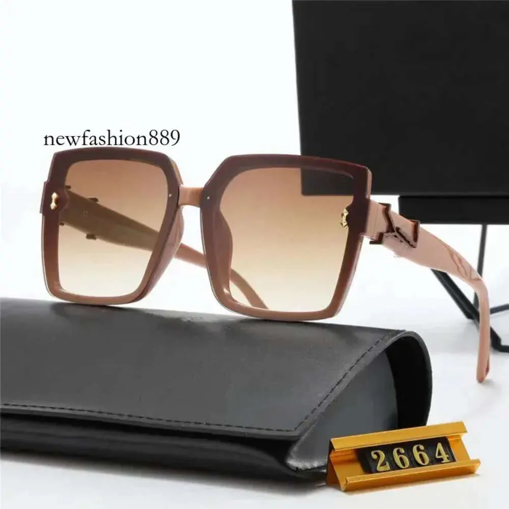 with box Fashion Women Designer Sunglasses for Men Cat Eye Eyewear Special UV 400 Protection Letters Big Leg Double Beam Frame Outdoor Design High