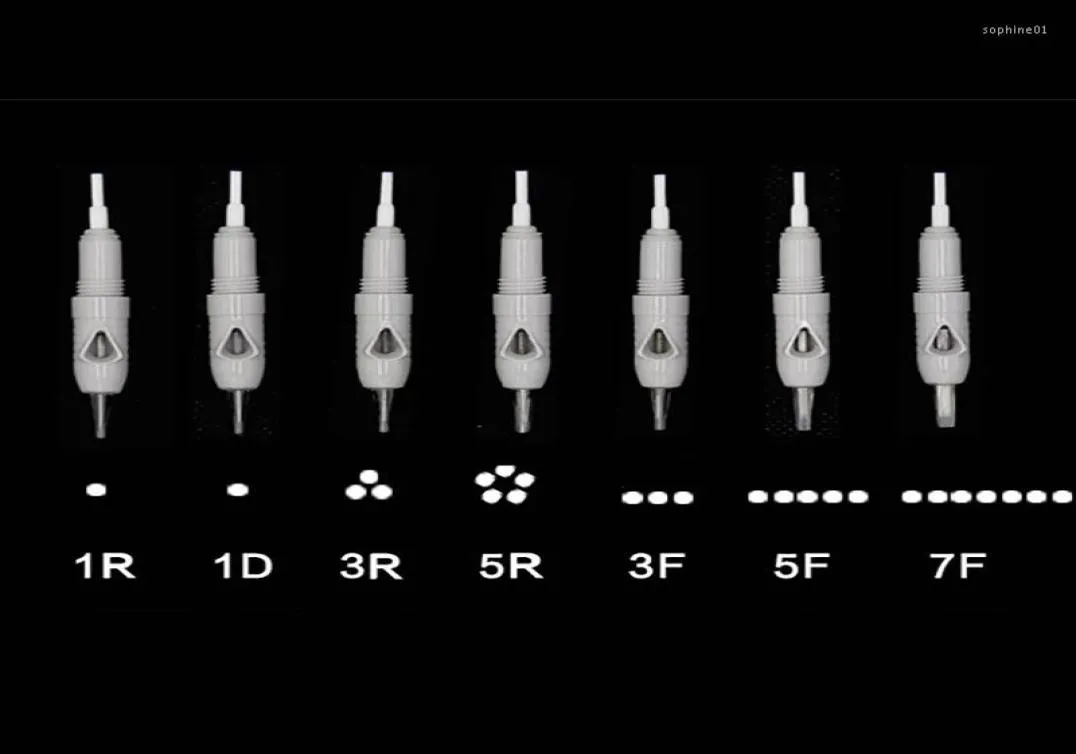Agulhas de tatuagem 50200pcs Microblading Cartucho Agulha para Dispositivo Charmant Maquiagem Permanente Caneta 2022 Charme Princesse3260469