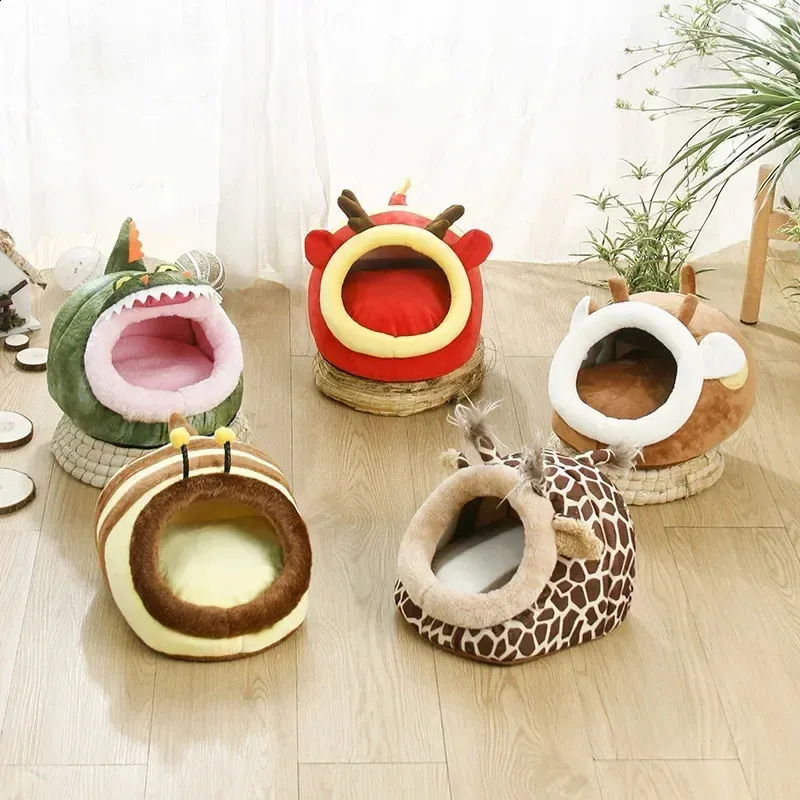 Autres fournitures pour animaux de compagnie Super chaud Sleep House Hamster Nest Mignon Girafe Forme Cochon d'Inde Cage Petit Animal Accessoires zabawki dla winek morskich 231118