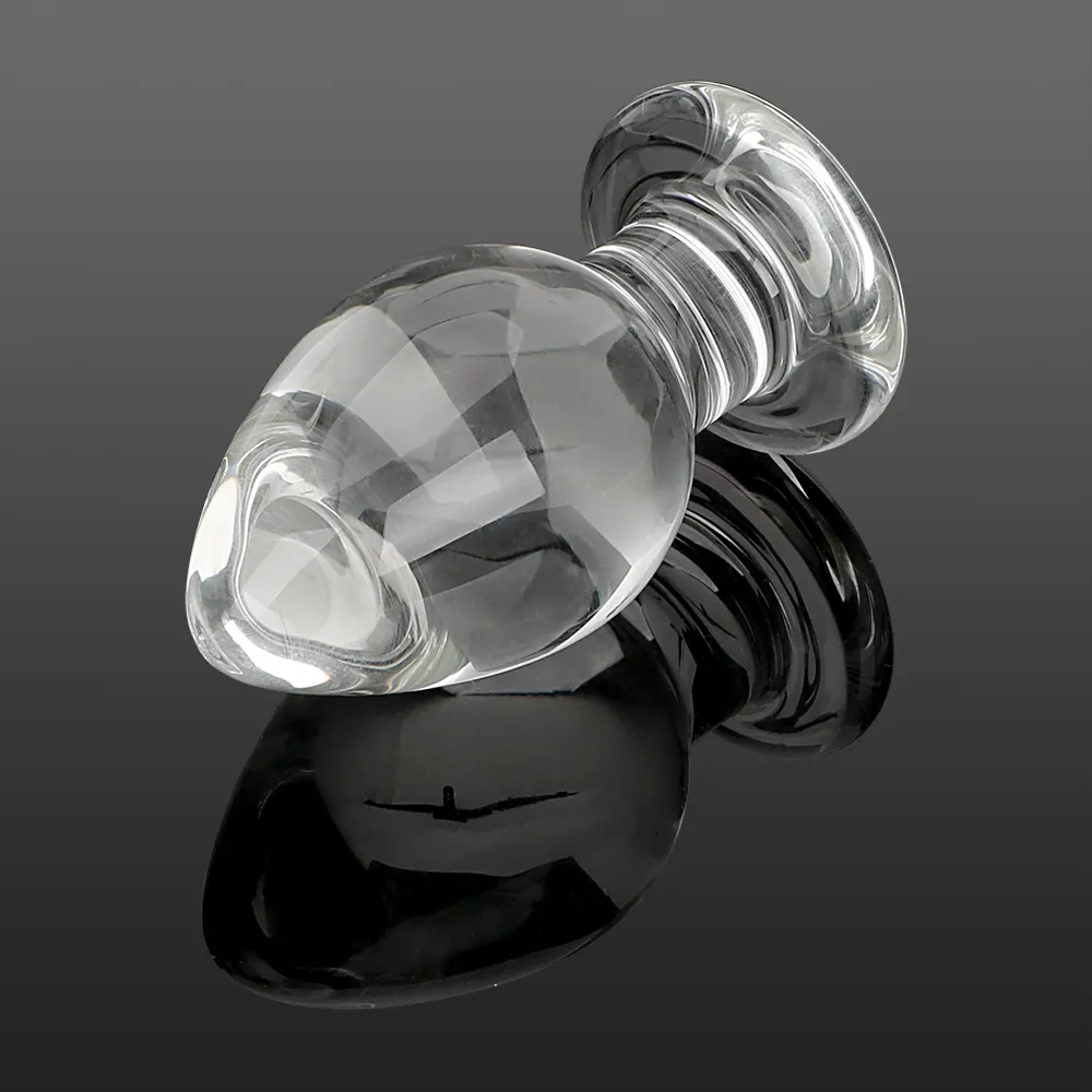 Analleksaker 20 mm 50 mm Big Butt Plug Dilator för kvinnor l Expander Glas Dildos Kvinna Onanist Kön Män 1_voghion.com
