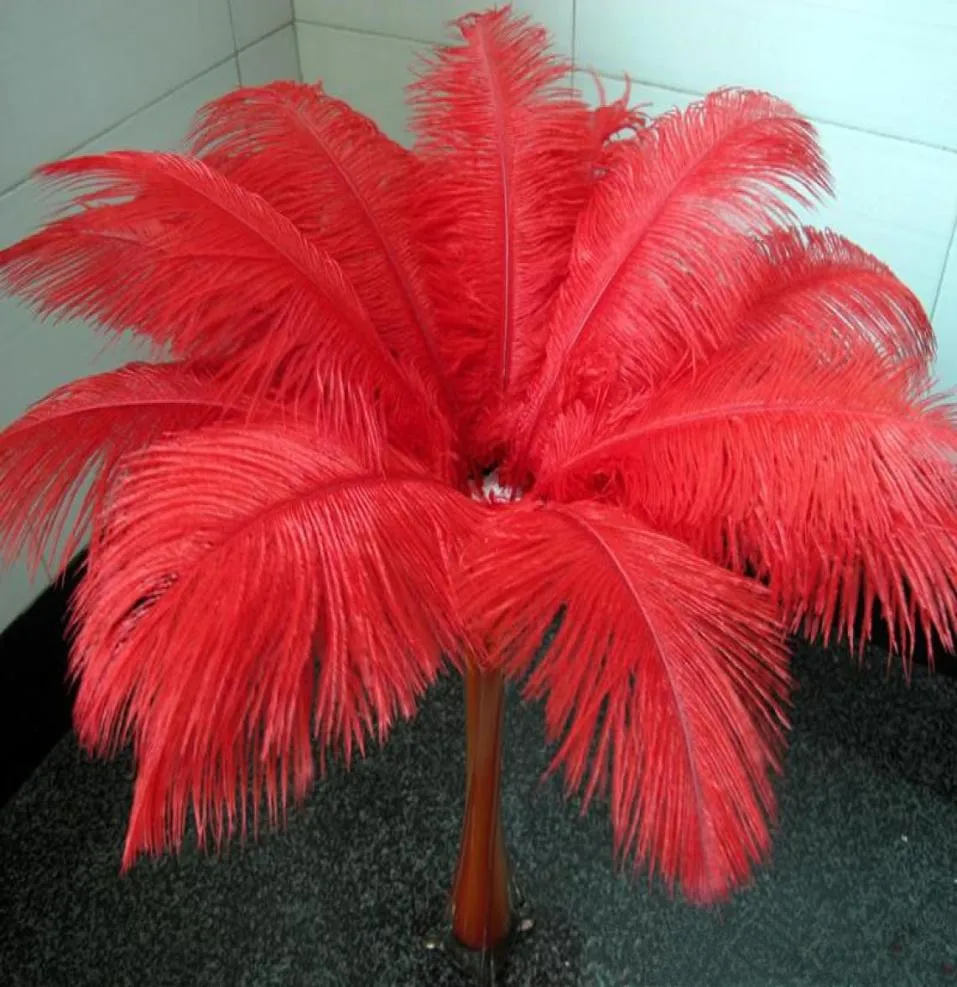 Whole a lot beautiful ostrich feathers 2530cm for Wedding centerpiece Table centerpieces Party Decoraction supply EEA1941817709