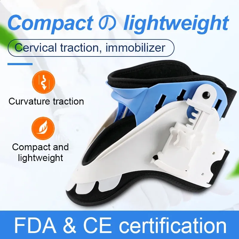 Массажеры для ног Стандартная вытяжка шейного отдела шеи Регулируемый воротник-носилки для домашнего вытяжения Выравнивание позвоночника Netck Support Correction 231118