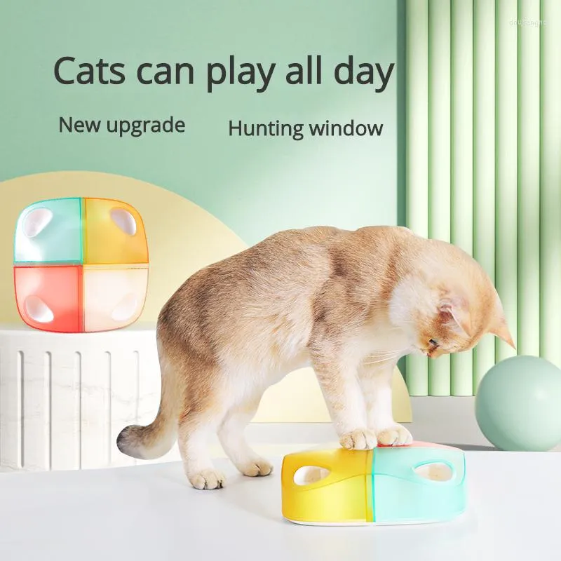 Toys de gato Tanu Smart Funny Interactive for Cats Novidade brinquedo automático Teaser Pet Products Acessórios para casa