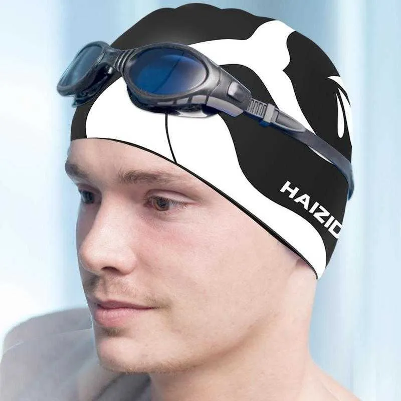 Bonnet de Bain pour Cheveux Longs - Bonnets de Natation pour