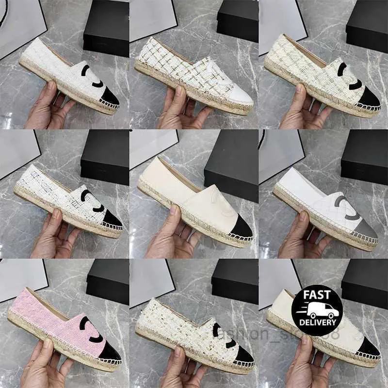 2023 Scarpe di design di lusso Top Fashion Denim Sapatos Espadrillas Pescatore di paglia Scarpe con tacco piatto Scarpe pigre Zapatos Mujer Casual Cartoon Lino