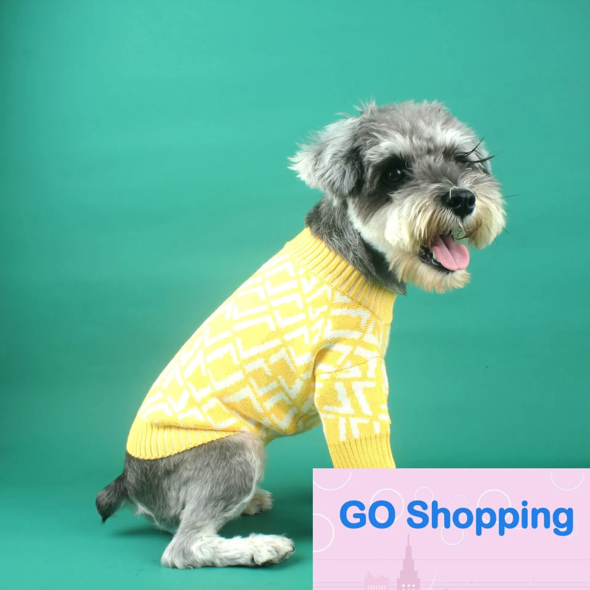 Vetements pour chiens Marque de mode pour animaux de compagnie Pull Lettres irregulieres Conception de vetements pour chiens de petite et moyenne