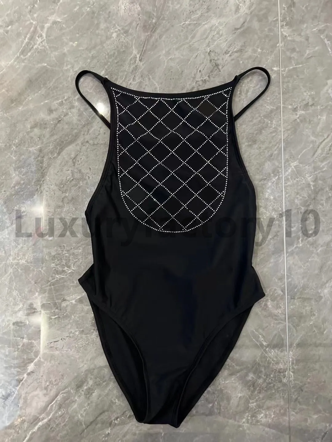 Bikini maillot de bain femmes Sexy coupe haute Sequin maillot de bain dames dos nu noir dame été plage maillots de bain maillots de bain