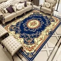 Carpets European-style Carpet Nordic Classical Style Sofa Living Room Coffee Table Home Decoration Bedroom Square Large Area RugCarpets Carp