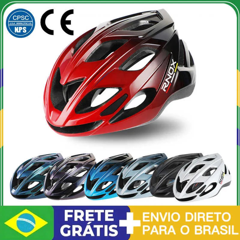 Caschi da ciclismo Casco ultraleggero Rnox Casco da ciclismo Casco Mtb modellato integralmente Moto Bicicletta Scooter elettrico Uomo Capacete Ciclismo P230419