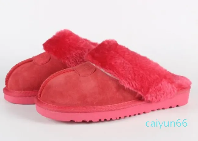 Stivali classici Pantofole da uomo e da donna in cotone caldo Pantofole Baotou in pelle bovina Stivali da neve Taglia regalo di Natale