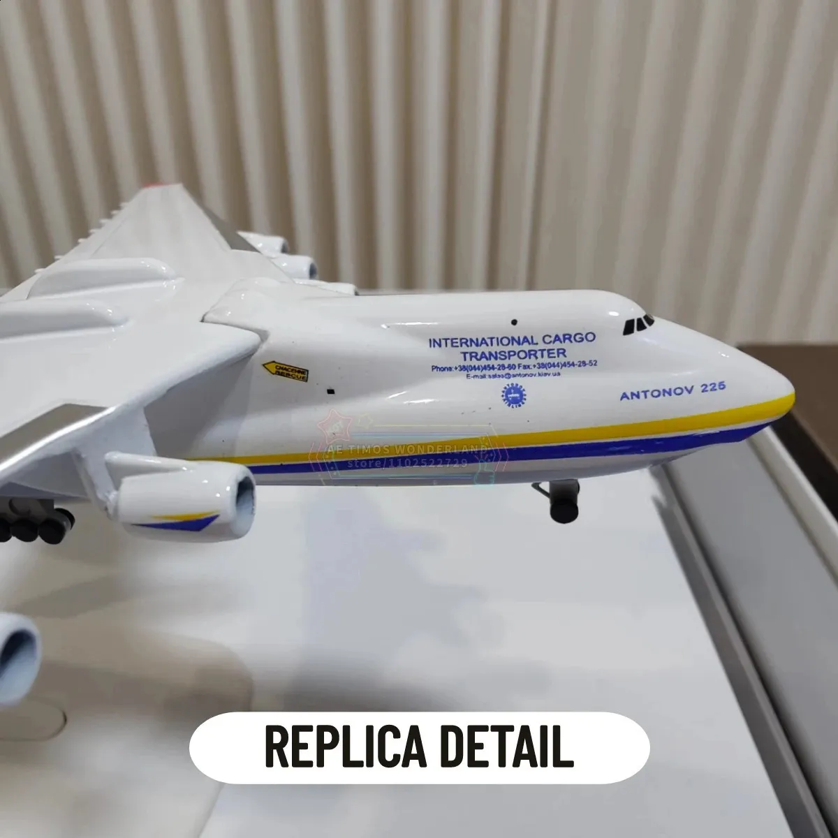 Aircraft Modle Ukraina Antonov An225 MRIya Replica Skala 1 400 Herkules Model Aviation Metal Miniature Miniature Boy Boy Xmas Gift Toy 231118