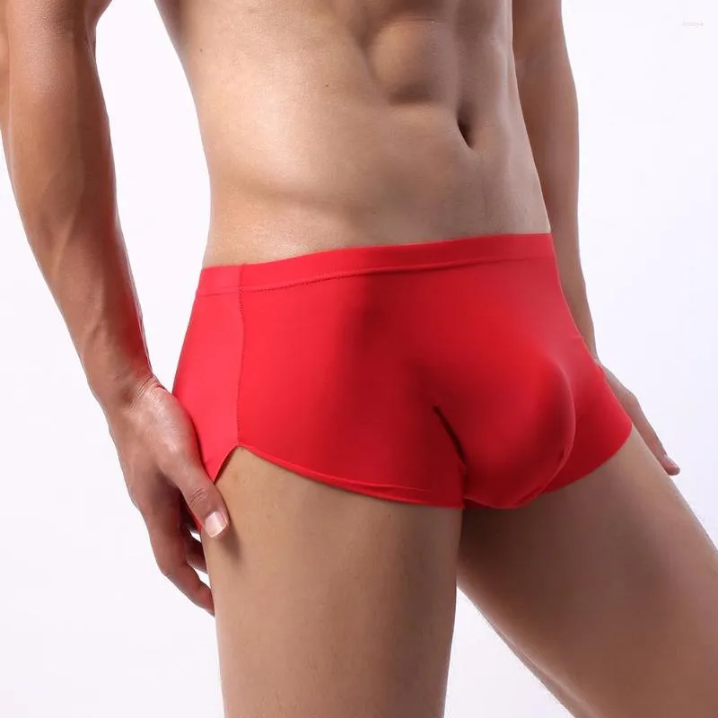 Underpants Mens Swimming Trunks Bulge Pouch Tight Boxers Seamless Briefs  Ultra Thin Boxershorts Men Underwear Sleep Bottoms From 6,58 €