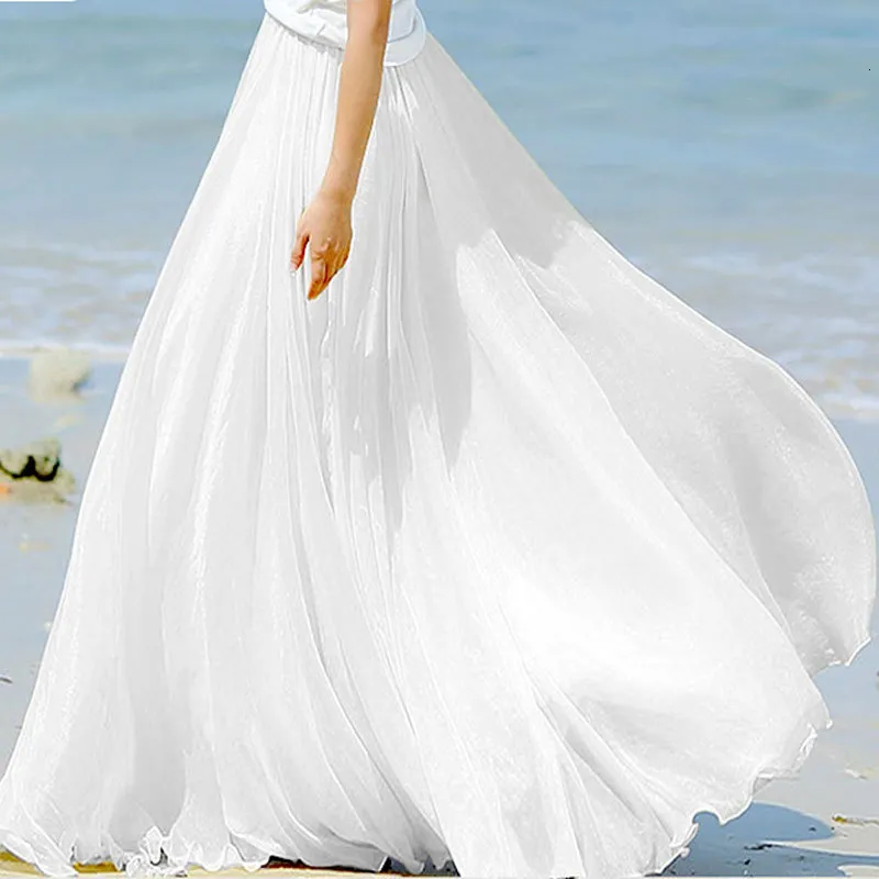 Maxi chiffon skirt wedding sale