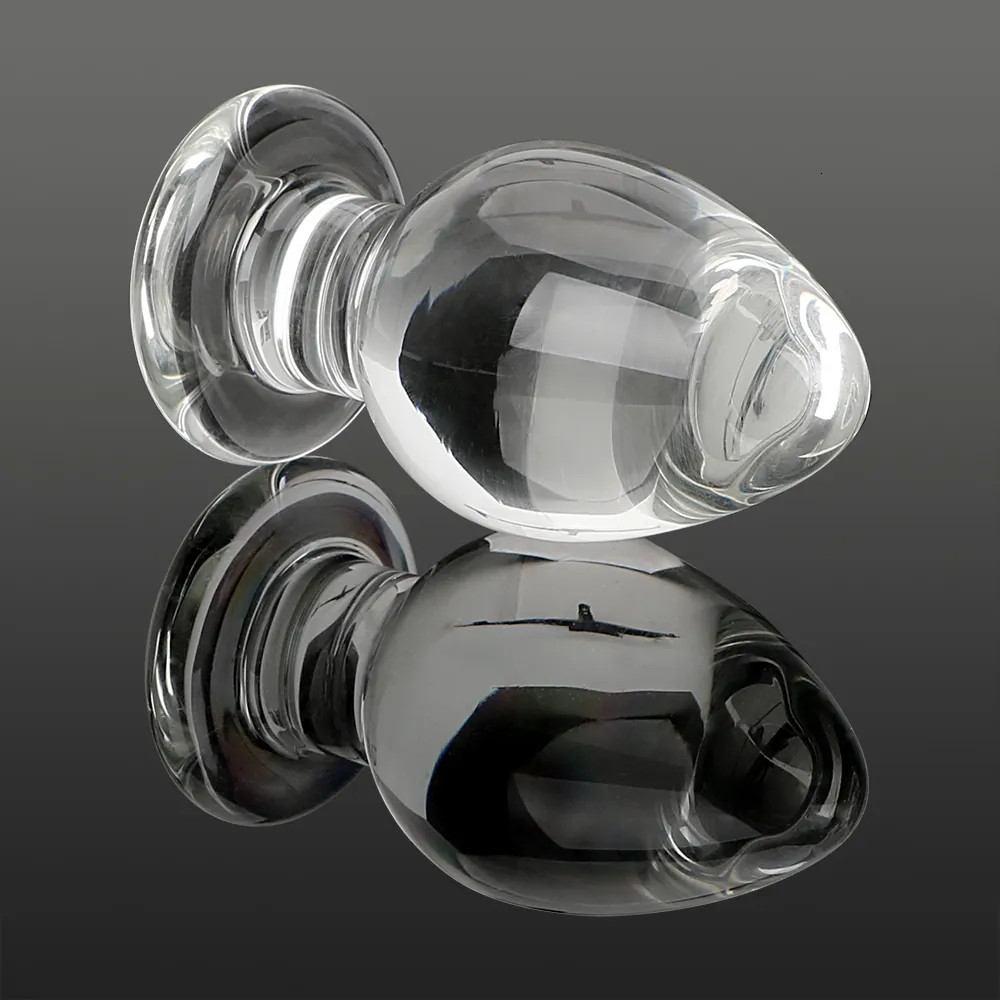 Analleksaker 20 mm 50 mm Big Butt Plug Dilator för kvinnor l Expander Glas Dildos Kvinna Onanist Kön Män 1_voghion.com
