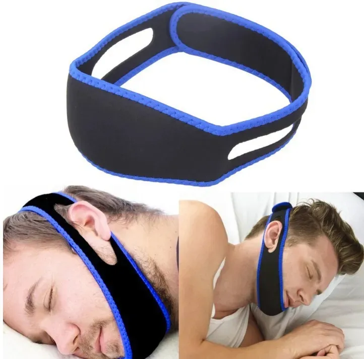 Autres fournitures de literie Ronflement Mentonnière Anti-ronflement Ceinture Ceinture Jaw Solution Ceinture de couchage Bandeau Bandage Nuit Outils d'aide au sommeil Ceinture de soutien