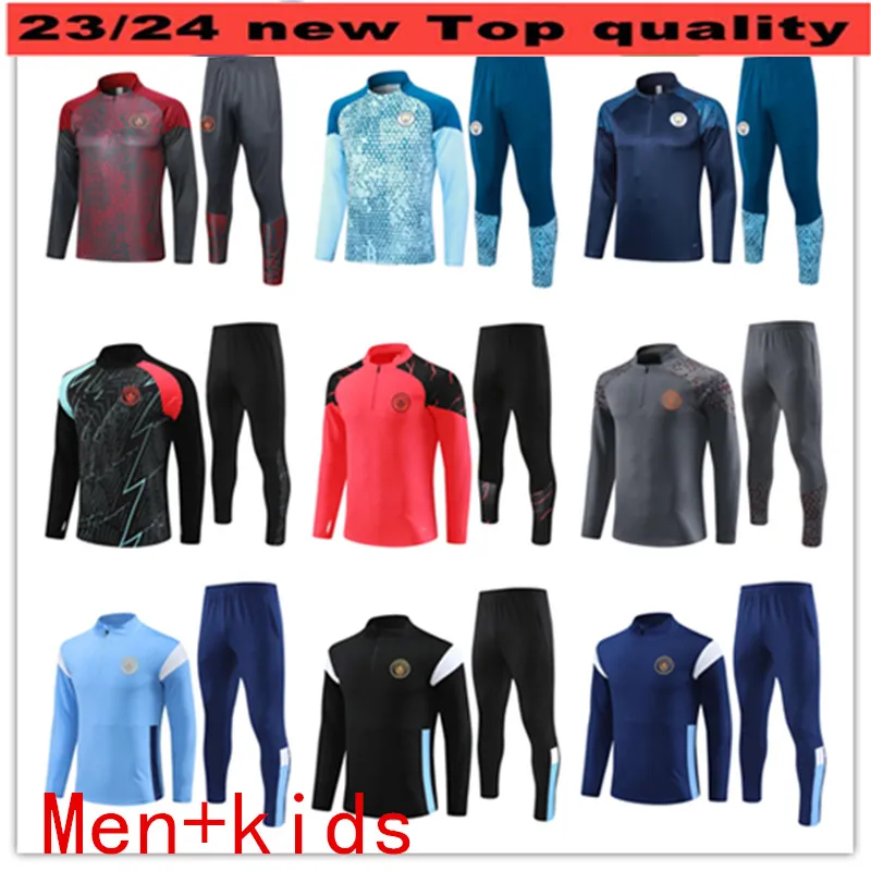 Erling Haaland CITIES SOCCER tracksuit PHILLIPS GREALISH DE BRUYNE FODEN 23 24 MANS kids Football training Survatment Foot chandal