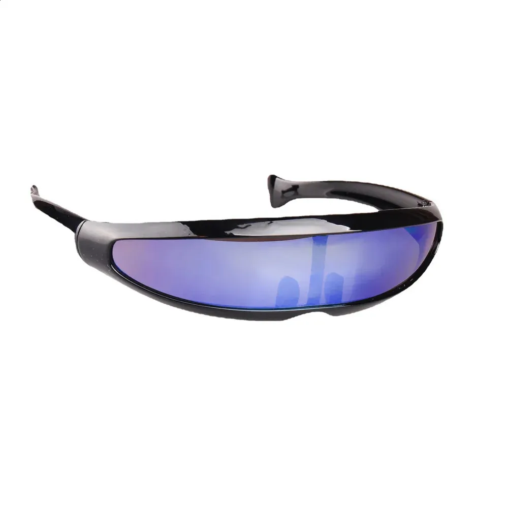 Oczy Okulowe Oczyki Cyberpunk N Cyklops Visor Sunglasses Futurystyczny laser połączony obiektyw