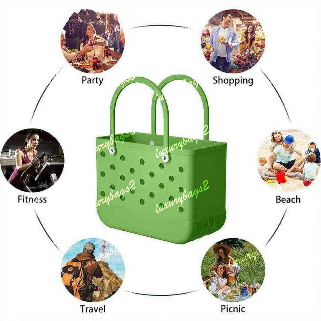 Waterproof Silicone Beach Tote Bag EVA Rubber Sandproof Durable Open Tote Bag For Outdoor Beach Pool Sports 2024 From Handbag866 34.46 DHgate.Com