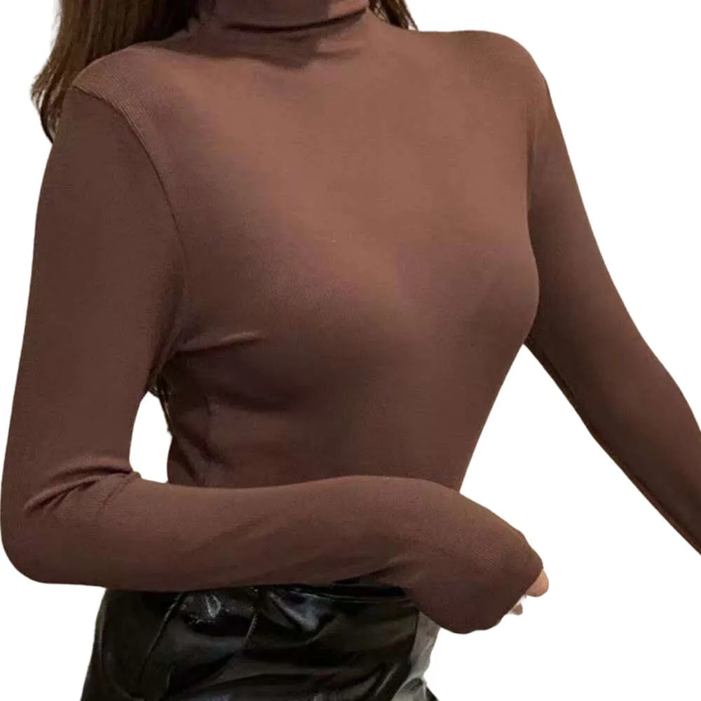 Damesshirt mivmiv designer mode topmerk Damestruien Wollen blouse Shirts Dames designershirt Hoge hals Budge Sweater Korte stijl Dame Slanke truien