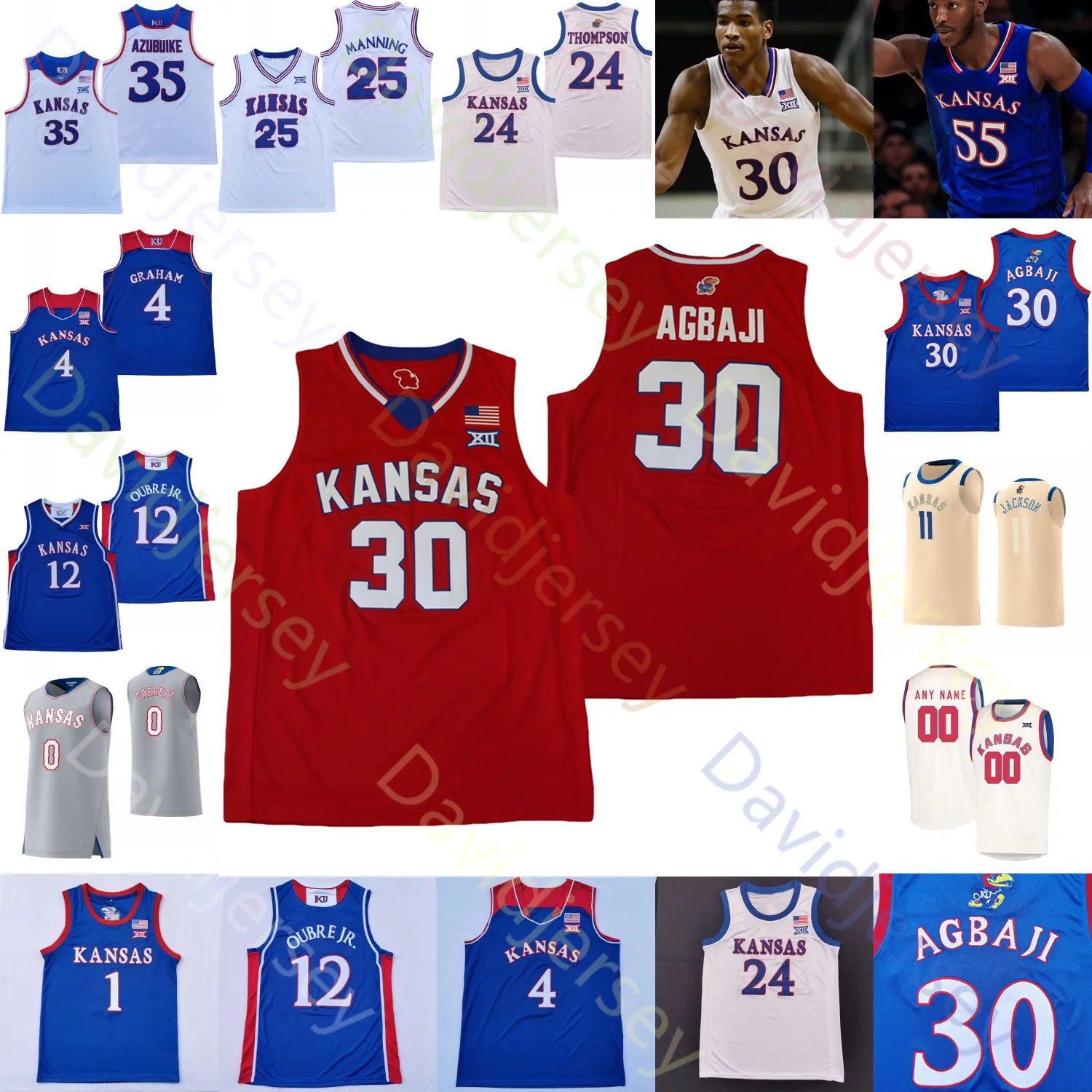 Mejor Precio En A Granel NCAA Kansas Jayhawks 2024 Jersey De