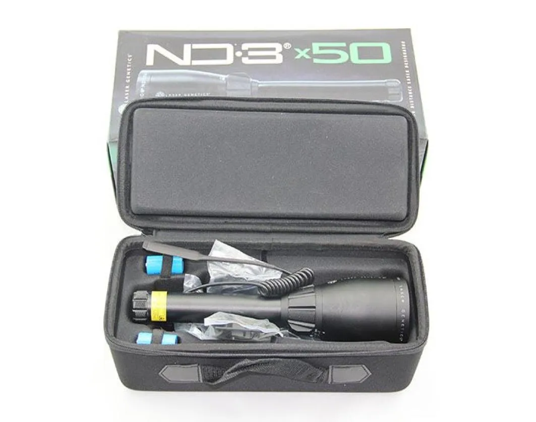 Laser Genetics ND3 X50 Designatore laser verde a lunga distanza con supporto per mirino regolabile2440154