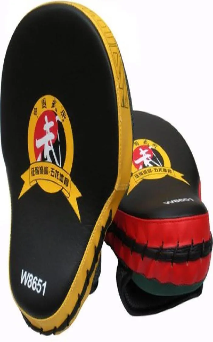 WholeTaekwondo Muay Thai Boxing Punch Pads PU Leder Eva Boxhandschuhe Mitts Sanda Karate MMA Training Focus Kick Fighting P7594980