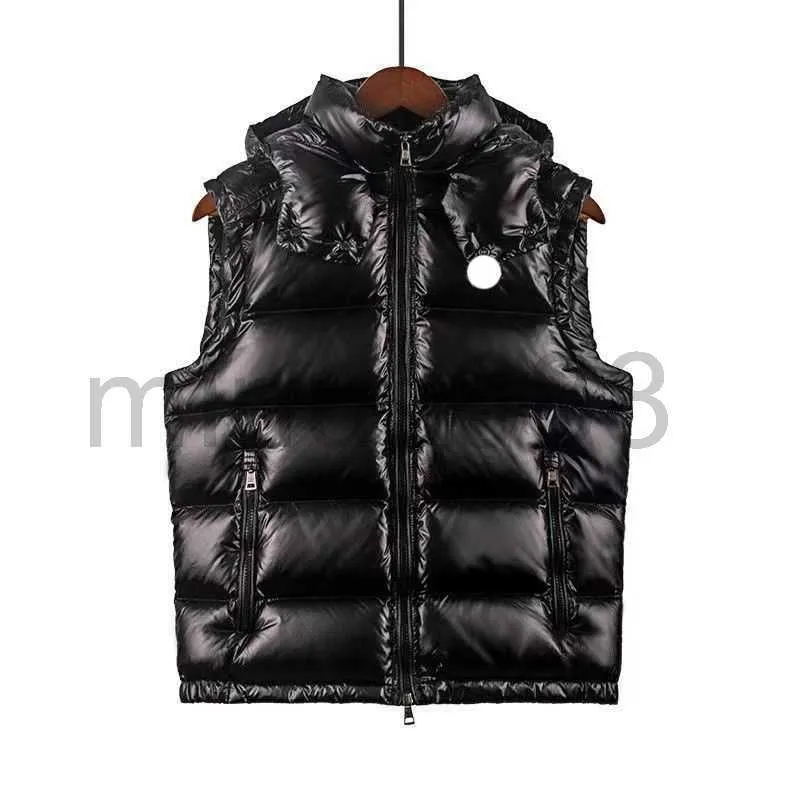 Gilets pour hommes Designer Mens Dames Veste thermique Down Automne Hiver Manteau Casual Couple Gilet à capuche Vêtements chauds