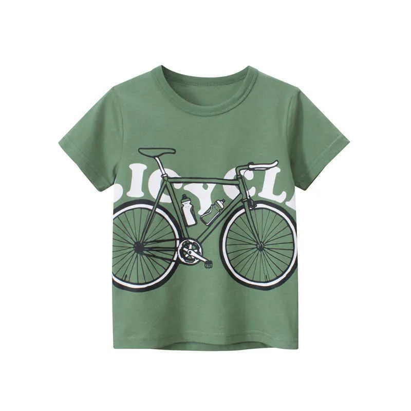 T-shirty 1-9t Toddler Kid Baby Boys Ubrania Dziewczynki Summer bawełniany top krótki rękaw
