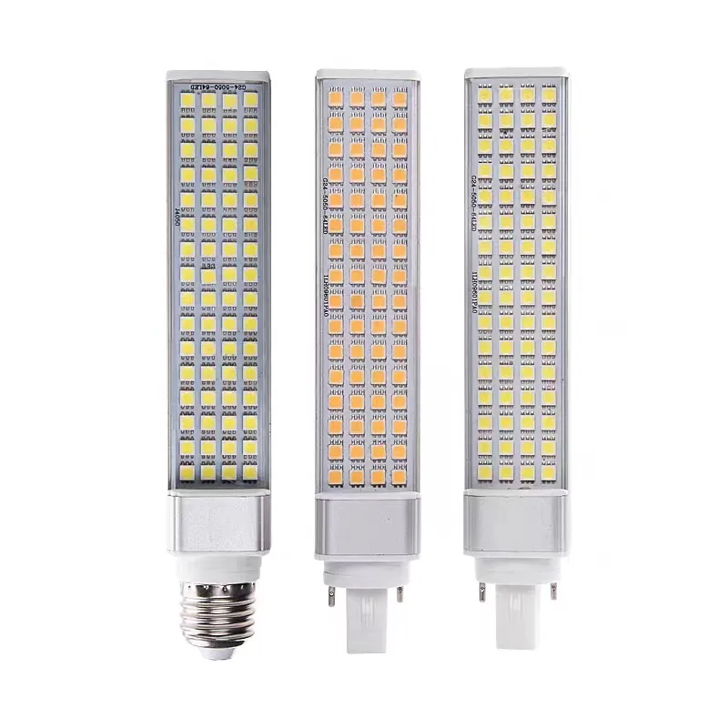 G23 G24 E27 LED LIGHT 5W 7W 9W 11W 13W 15W 85V-265V/AC水平プラグランプSMD5050ボンビラLED PLコーンバルブスポットライトCE ROHS