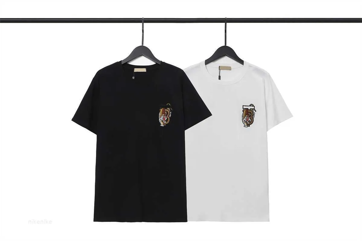 2023 T-shirt Planner Summer Casual Andas Tiger trycker högsta kvalitet manlig och kvinnlig t-shirt 8R66