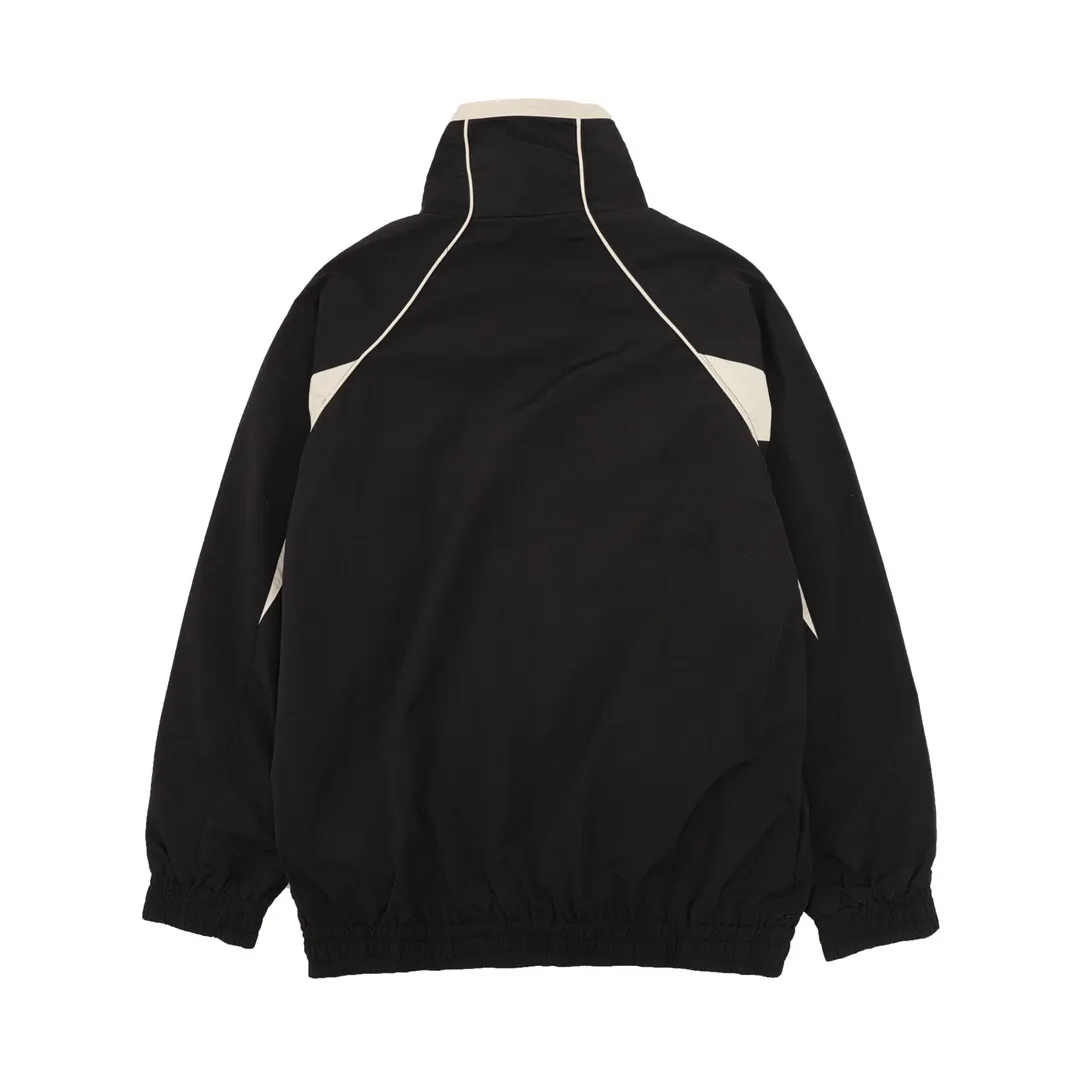 ジャケット・アウター 00s archive BARENCIAGA short melton coat Balanciga Jackets Mens Windbreaker Zip Hooded Stripe