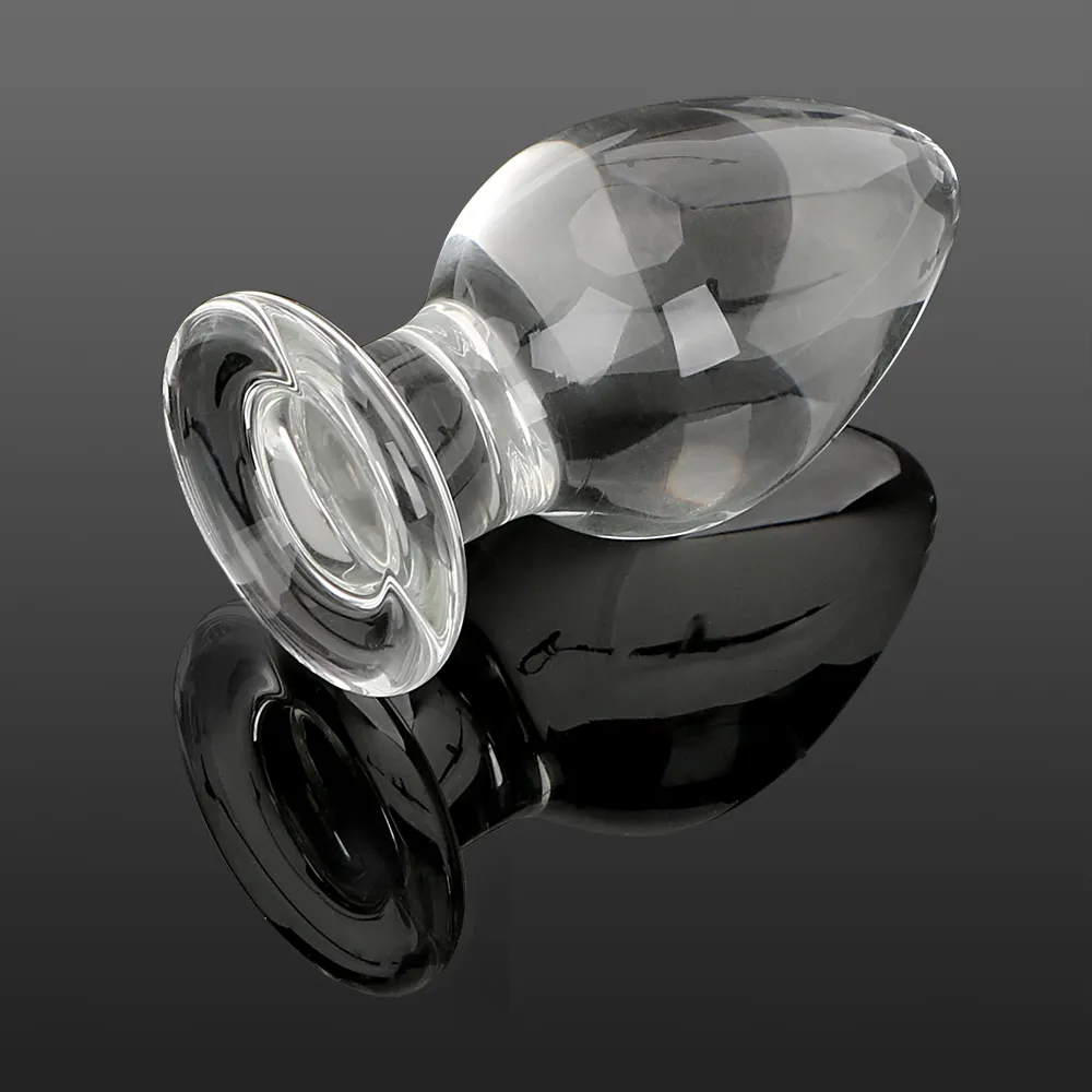 Analleksaker 20 mm 50 mm Big Butt Plug Dilator för kvinnor l Expander Glas Dildos Kvinna Onanist Kön Män 1_voghion.com