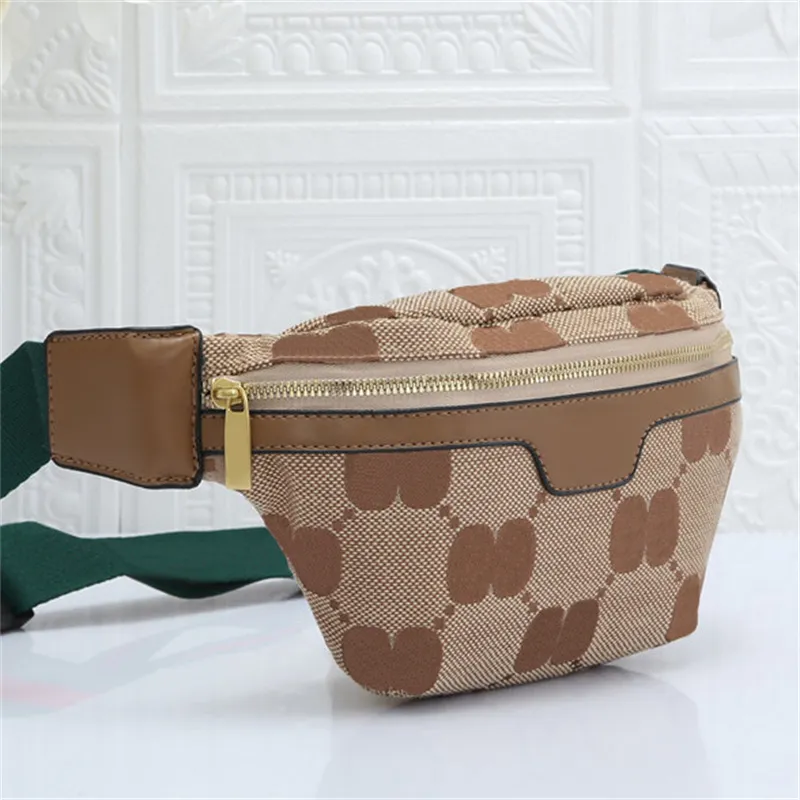 Sacs de taille de créateurs Mode Luxurys Lettres complètes Bumbag Marques Vintage Lettre d'or Fanny Pack pour hommes Femmes Casual Ceinture Sac Sacs à main