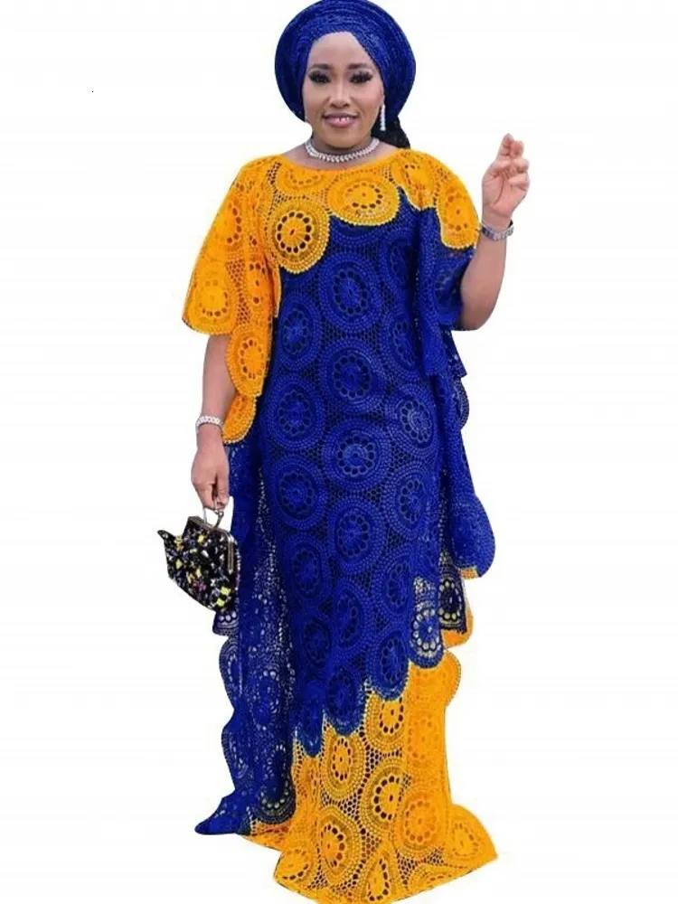 Abbigliamento etnico Set di 2 pezzi Abiti africani per le donne Dashiki Abbigliamento africano Abito Africaine Femme Abito lungo da sera sottile Abiti africani 230419