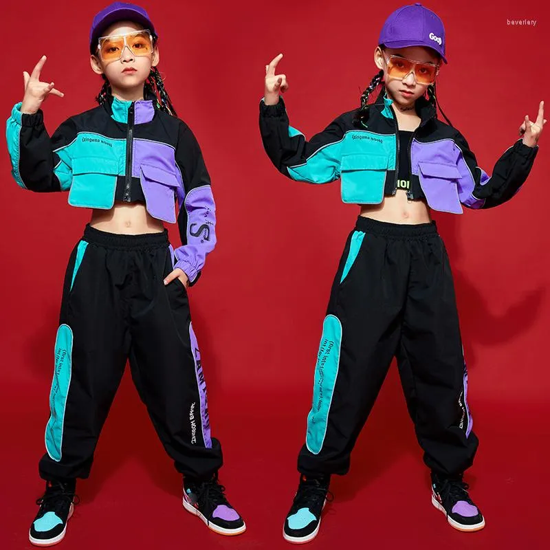 Jazz Dance Costume Female Adult Practice Clothes Hip-Hop Street Dance  Performance Stage Outfits Women Pole Dance Clothes DQS8702