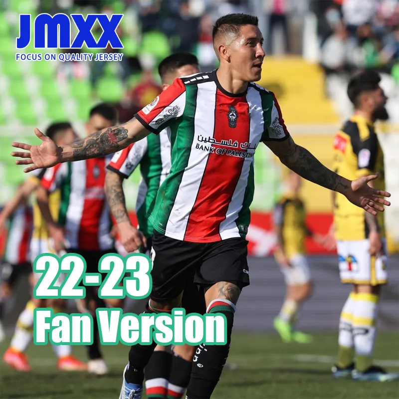 JMXX 22-23 Palestino Soccer Jerseys Home Away Third Mens Uniforms Jersey Man Football Shirt 2023 2024 Fan Version