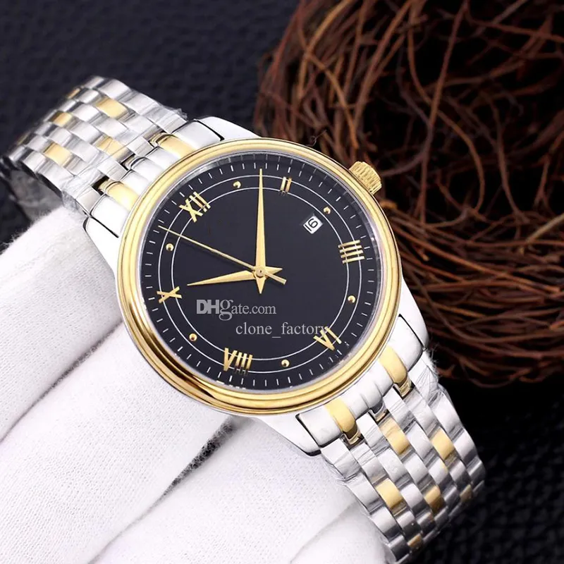 Роскошные деловые мужские часы-клоны, 38 мм, полностью автоматические механические 007, высококачественная нержавеющая сталь 904L, светящийся водостойкий сапфир Montres de luxe Relojes de lujo